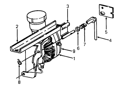 Hydro Dump Valves And Mounting Diagram and Parts List for 1610 0350042U-135393100-135393399-136393100 Cub Cadet Lawn Tractor
